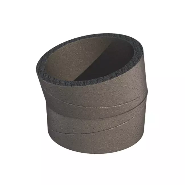 Ubbink Aerfoam 15 graden bocht 160 mm