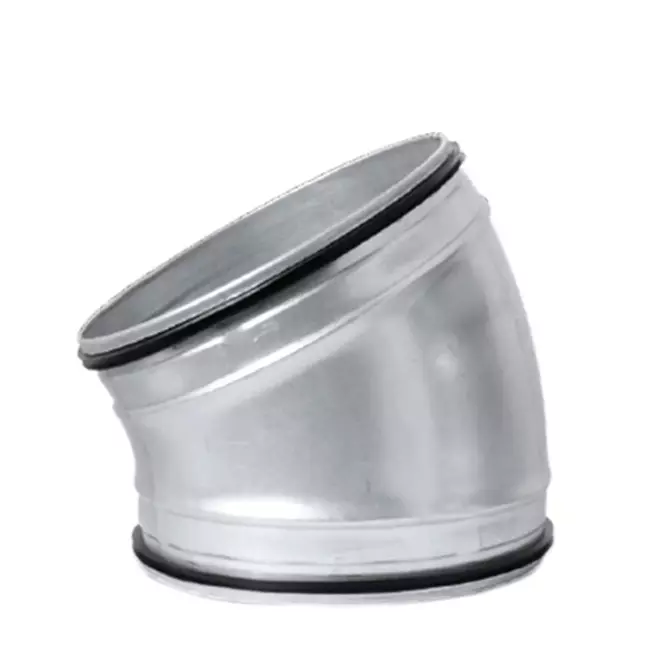 Ronde spiro bocht 30° Ø 125mm voor spirobuis