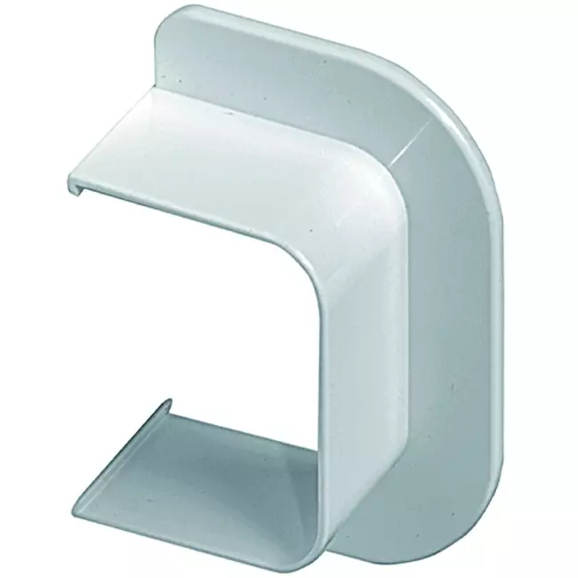 Climaplus airco leidinggoot muurrozet 90x65mm RAL 9010 WIT