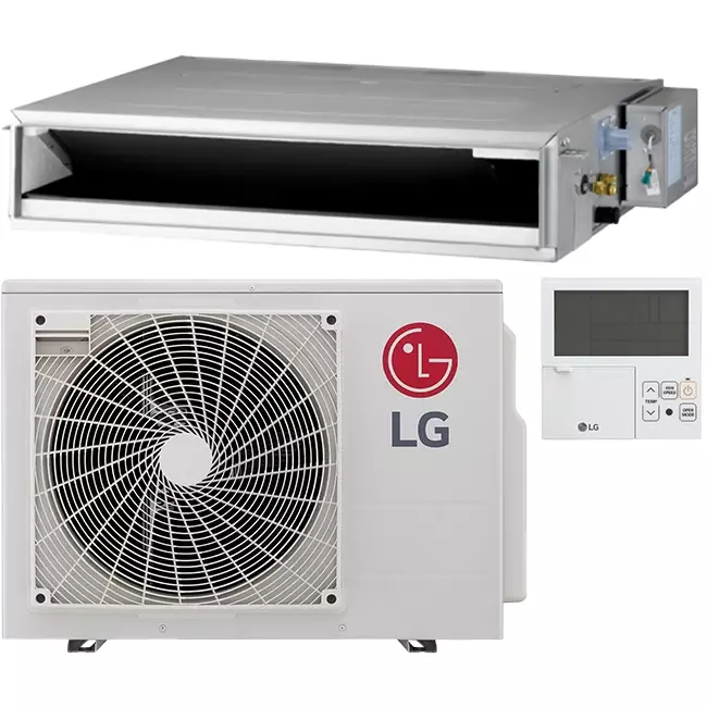 LG Low static Inverter kanaal airco CL24F-Compact R32 6,8 kW set