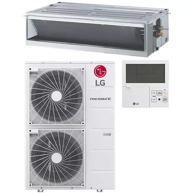 LG Mid static Inverter kanaal airco UM48F-S R32 13,4 kW set