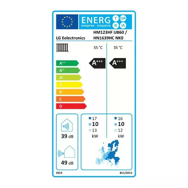 LG Therma-V Monobloc warmtepomp 3 Fase R290 12,0 kW