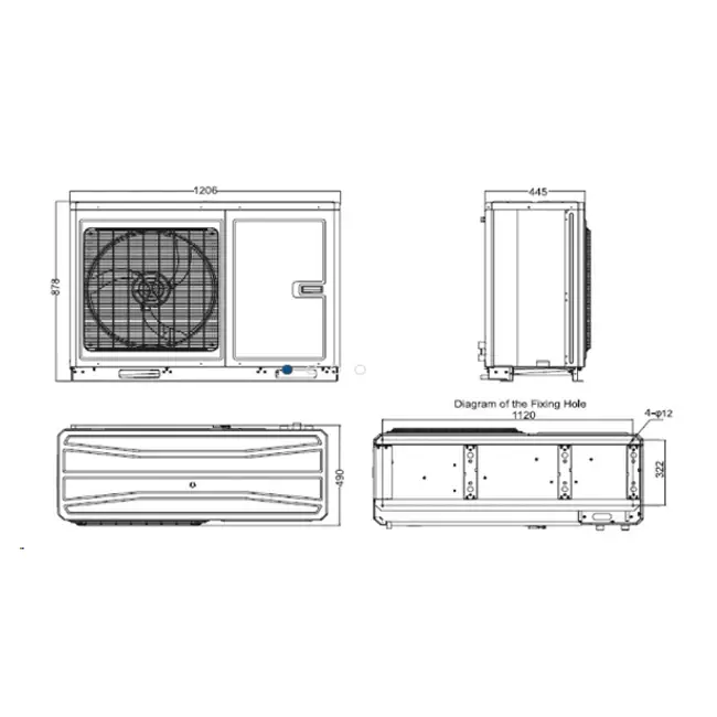 Tosot by GREE Versati IV Monobloc warmtepomp 400v R32 12 kW