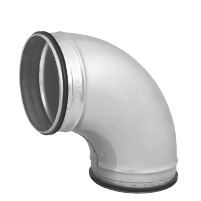 Ronde spiro bocht 90° Ø 125mm voor spirobuis
