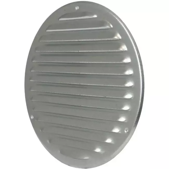 Metalen ventilatierooster rond Ø 200mm zink - MR200ZN