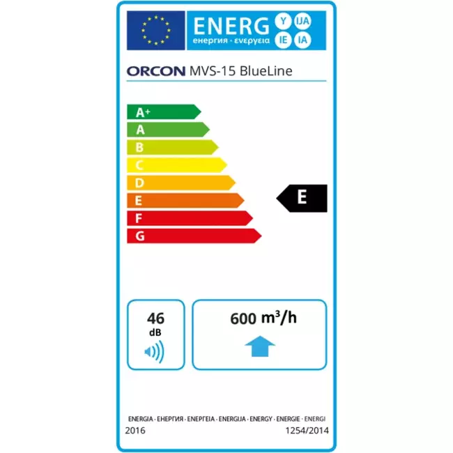 Orcon MVS 15R Pakket 550 m³/h + RFT bediening + 4 ventielen - randaarde stekker