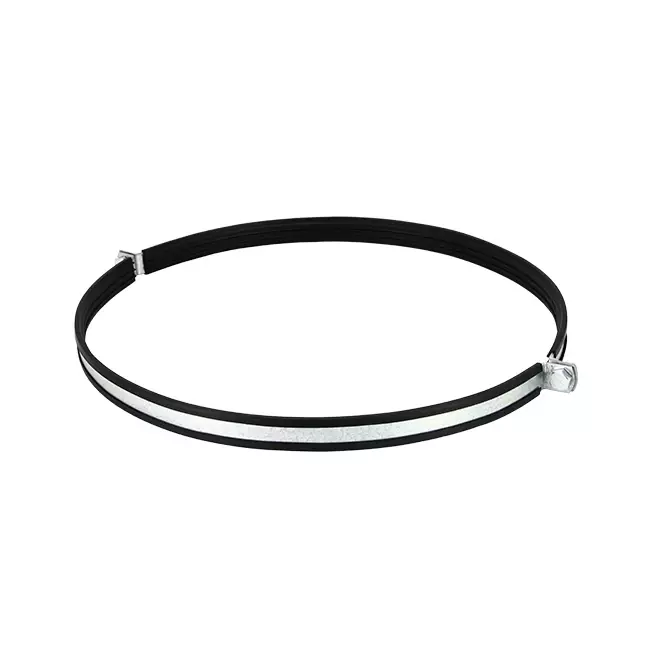 Metalen beugel diameter 400 mm met rubber (sendz. verz.)