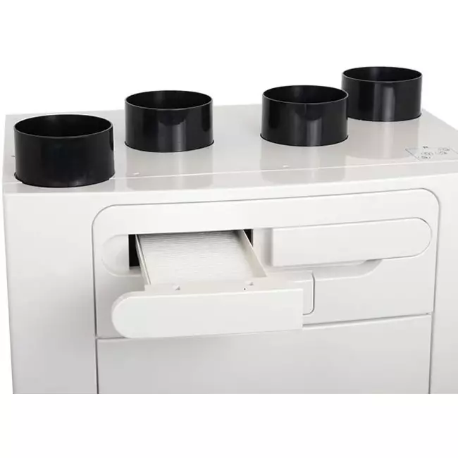 Vent-Axia WTW Sentinel Kinetic Advance 250SX inclusief voorverwarmer - Rechts - 250m³/h