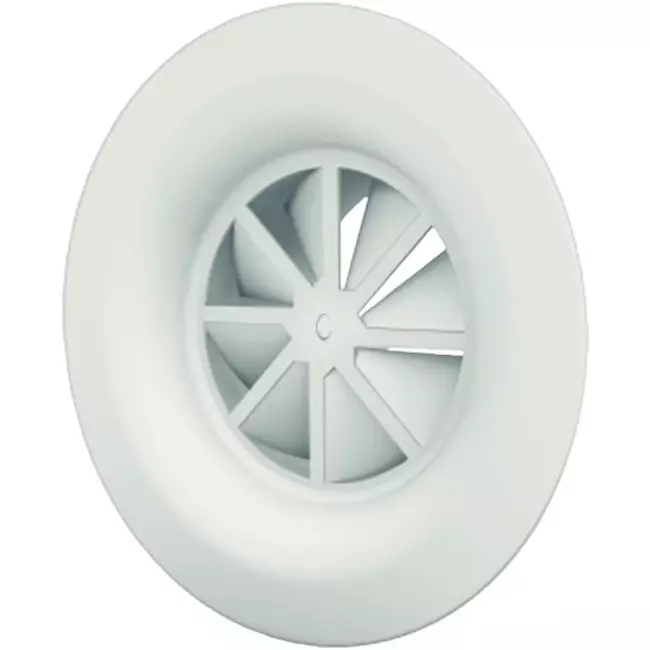Wervelrooster met diffusorring, centrale schroefbevestiging Ø 250mm