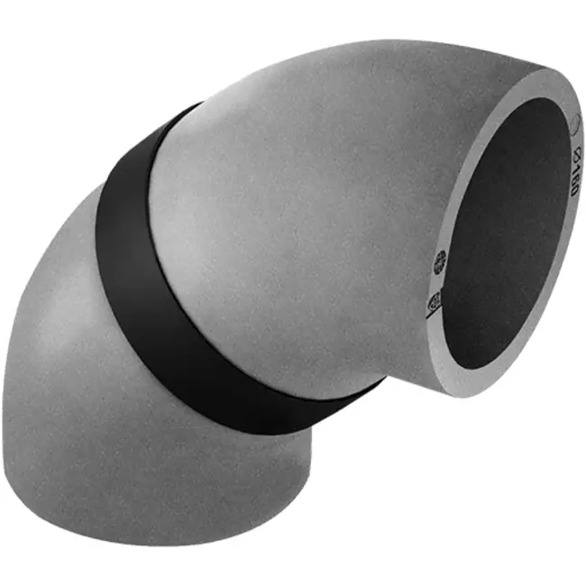 Geïsoleerde bocht EPS 45° diameter 200mm