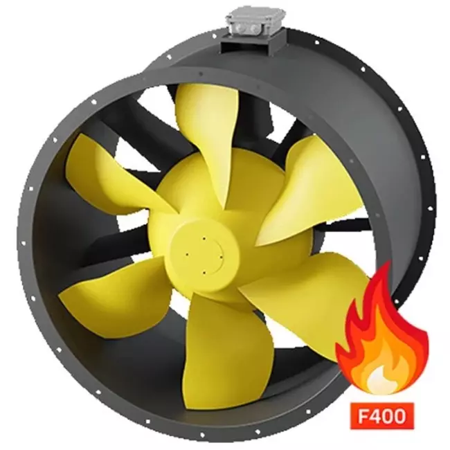 Ruck axiaal ventilator rond Ø900 mm - 43390 m³/h - AL 900 D6 F4 02