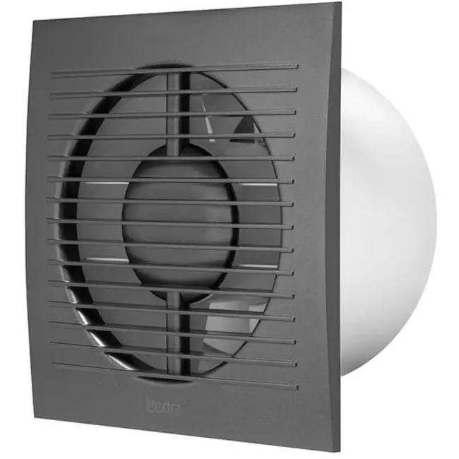 Badkamerventilator Ø 100 mm Antraciet - standaard EE100A