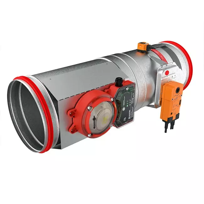Rooksensor 230V voor ronde brandklep 125 mm - E-FDC A SSA D125 230