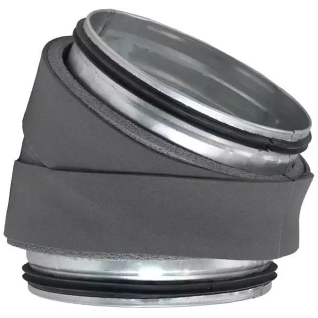 Thermoduct geïsoleerde bocht 30 graden diameter 400 mm