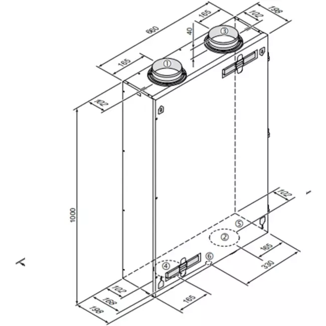 Brink WTW  Renovent Sky 150 - 150 m³/h