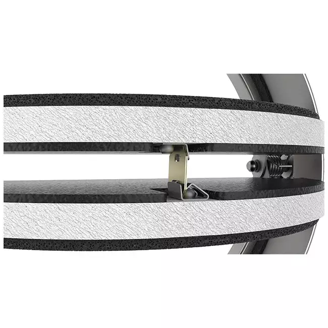 Brandvlinderklep rond 150mm met ventilatieventiel - E-BFDC V EI60S D150
