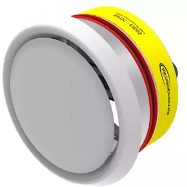 Brandvlinderklep rond 150mm met ventilatieventiel - E-BFDC V EI60S D150