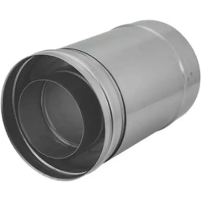 Concentrische diameter 100 - 150 mm schuifstuk I316L/I304 (D0,5/0,5) (incl. afdichtingsrubbers binnenbuis)