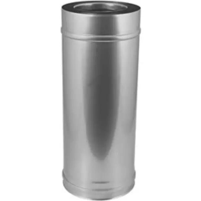 Concentrische diameter 80 - 125 mm buis L300 I316L/I304 (D0,5/0,5) (incl. afdichtingsrubbers binnenbuis)