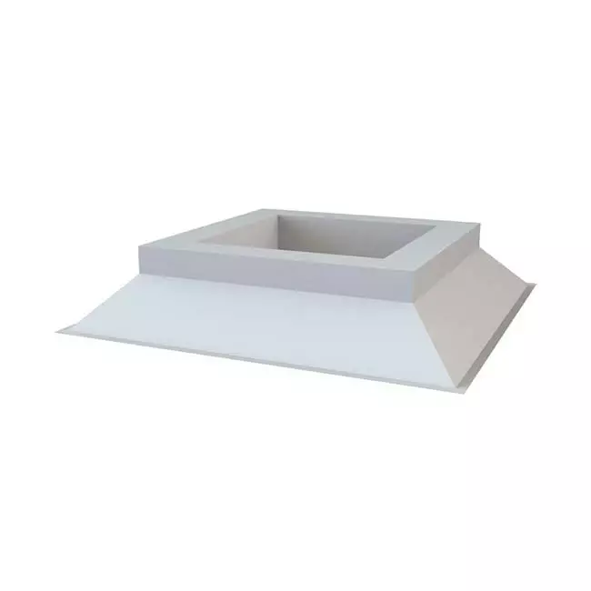 DOS ongeïsoleerde aluminium dakopstand 2000 x 1100