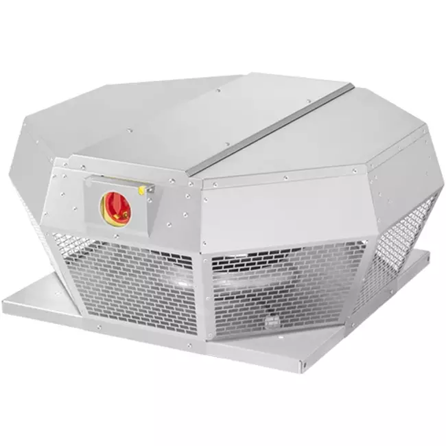 Ruck dakventilator metaal met EC-motor en werkschakelaar, horizontaal DHA 220 EC O R 01