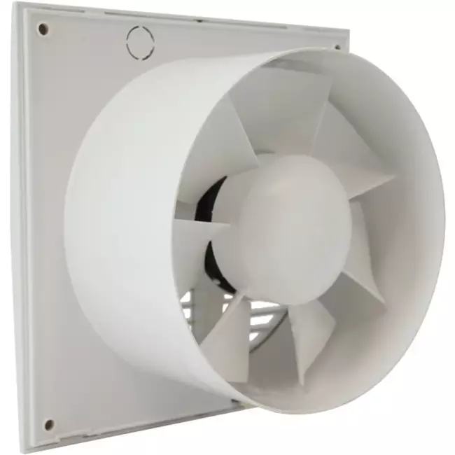 Badkamer ventilator Ø 100 mm Wit - standaard EE100