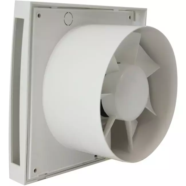 Badkamerventilator Ø 100mm wit - Design EET100