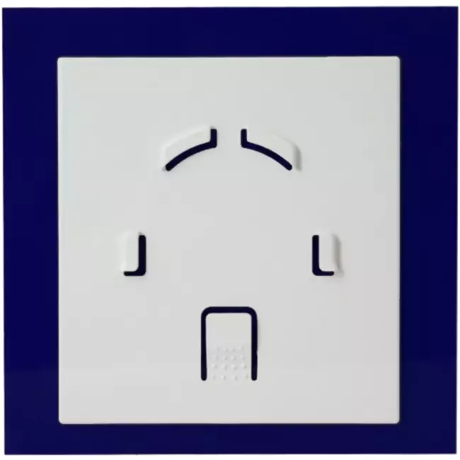 Air Roxy badkamerventilator met aansluitdiameter 125 mm – kunststof front blauw