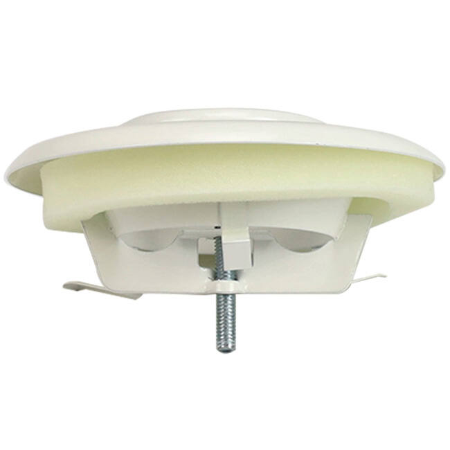 Ventilatie afvoer ventiel 80mm met metaal klemveren - DVS-C80 RAL9010