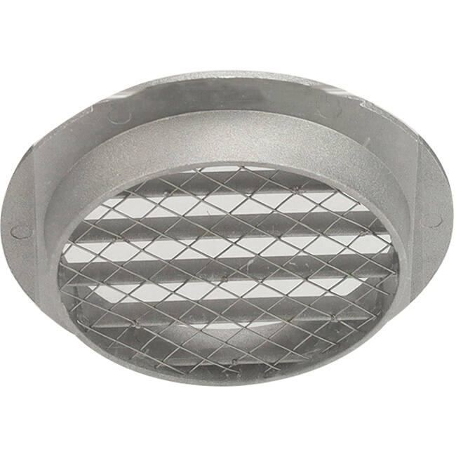 Muur rooster 250mm buitenlucht aluminium - EL-A-RLP250