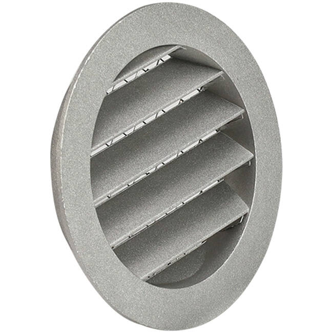 Muur rooster 250mm buitenlucht aluminium - EL-A-RLP250
