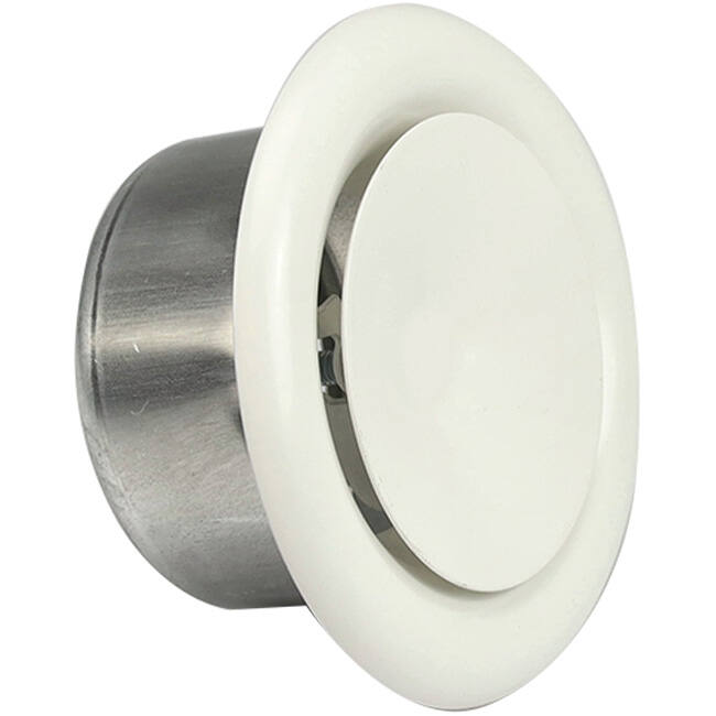 Ventilatie toevoer ventiel 125mm metaal - S-DVS125 RAL9010