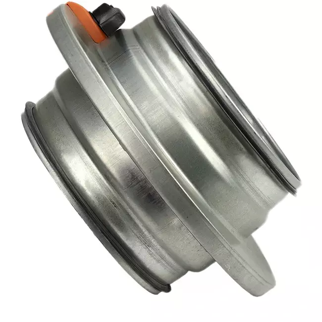 Irisklep 125 mm - Sendzimir verzinkt staal - IRIS125