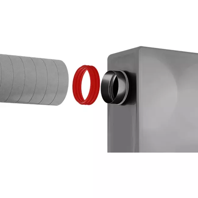 Heatpex aansluitstuk voor geïsoleerd EPS kanaal - 180/200mm