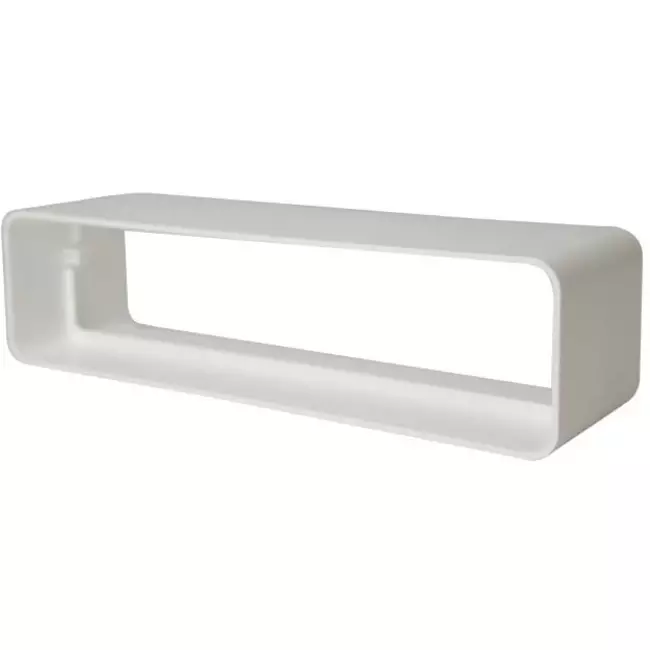 Rechthoekig kunststof koppelstuk 220x55 mm - KS25