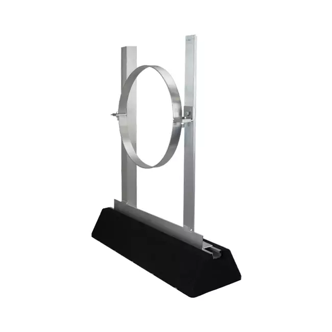 Aluminium dakbeugel voor spirobuis diameter 125mm