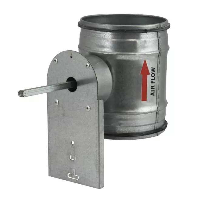 Motorbediende regelklep Ø 250mm voor spirobuis