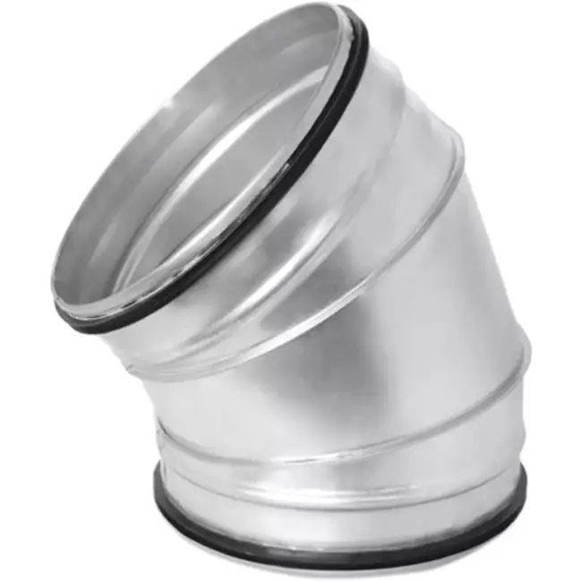 Ronde spiro bocht 45° Ø 630 mm voor spirobuis
