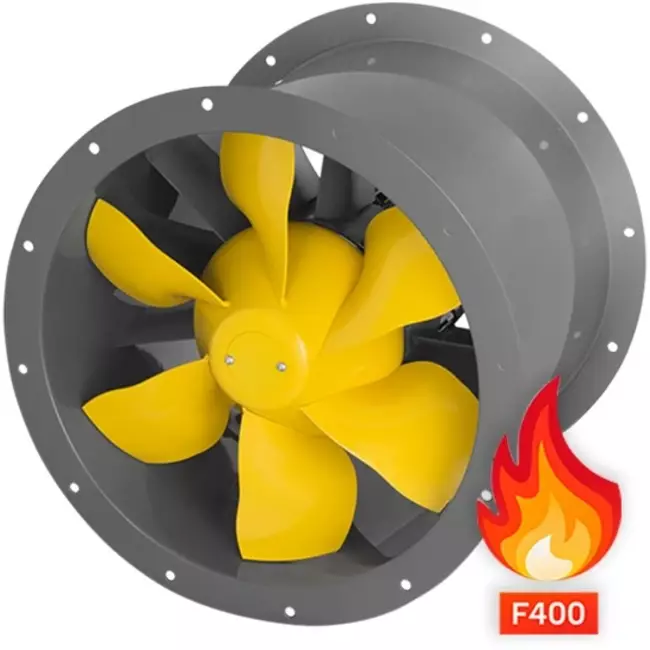Axiaal kanaalventilator rookgas - AL 710 D4 F4 01