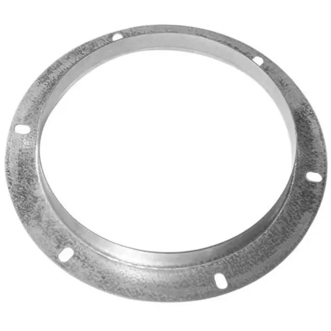Ruck inlaatflens, gegalvaniseerd plaatstaal Ø 638 mm (DAF 710)