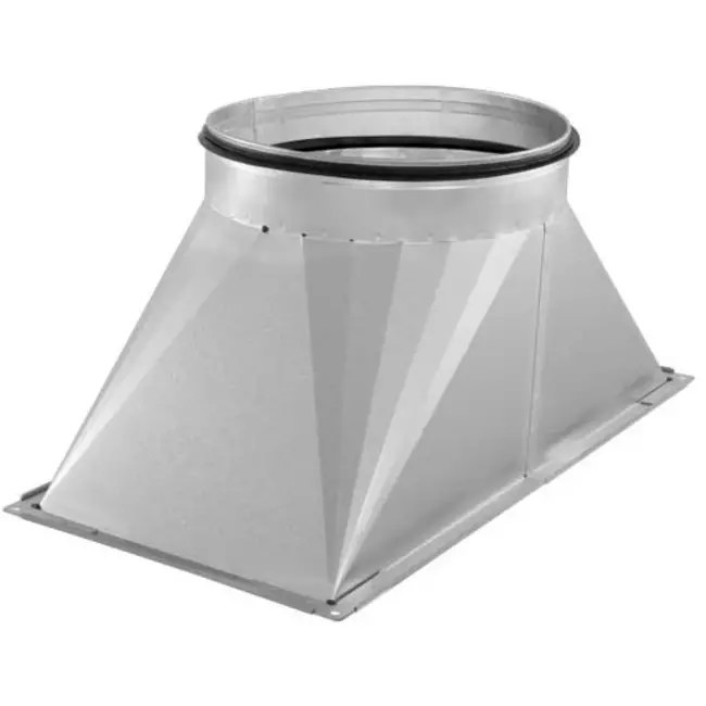 Ruck® overgang kanaal/pijp - 400x200 - Ø250 met rubber afdichting (UKR 4020 05)