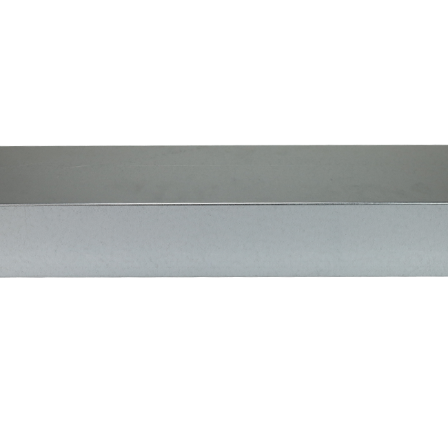 Gegalvaniseerd instortkanaal 220x80 mm met lengte 3000 mm