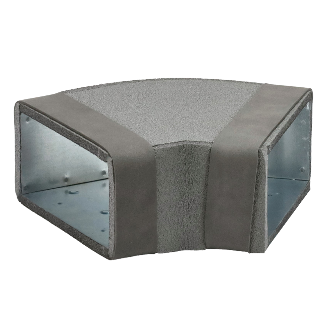 Thermoduct instortbocht 45 graden 220x80 mm horizontaal