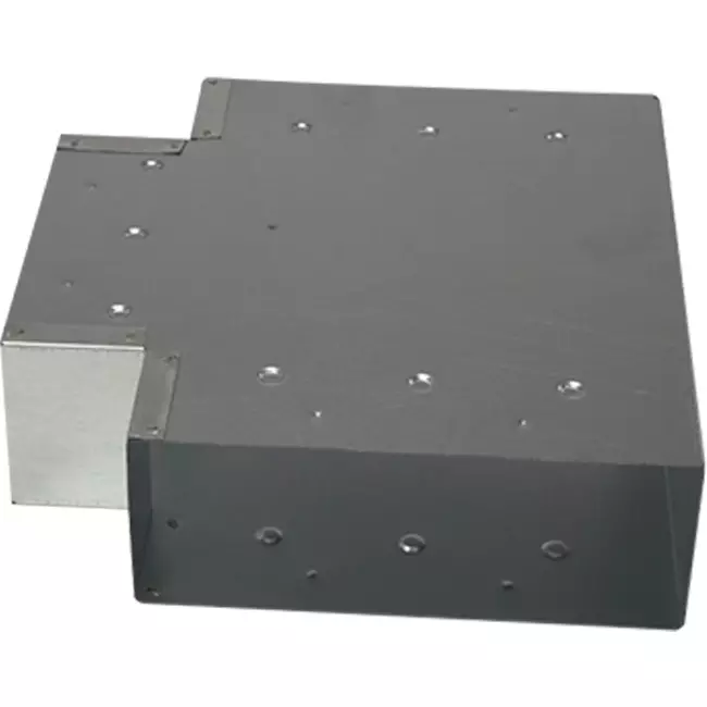 T-stuk (haaks) 90 graden 220x80 mm - 170x80 mm tbv instortkanaal