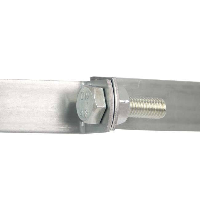 Beugel metaal 500mm zonder rubber - PCWOR500