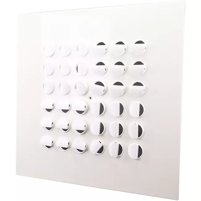 Multinozzle plafondrooster 596x596mm - MN16 RAL9010