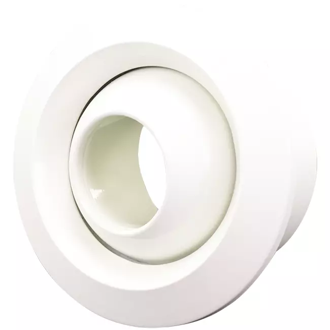 Jet rooster 315mm muur- en wandmontage RAL 9010