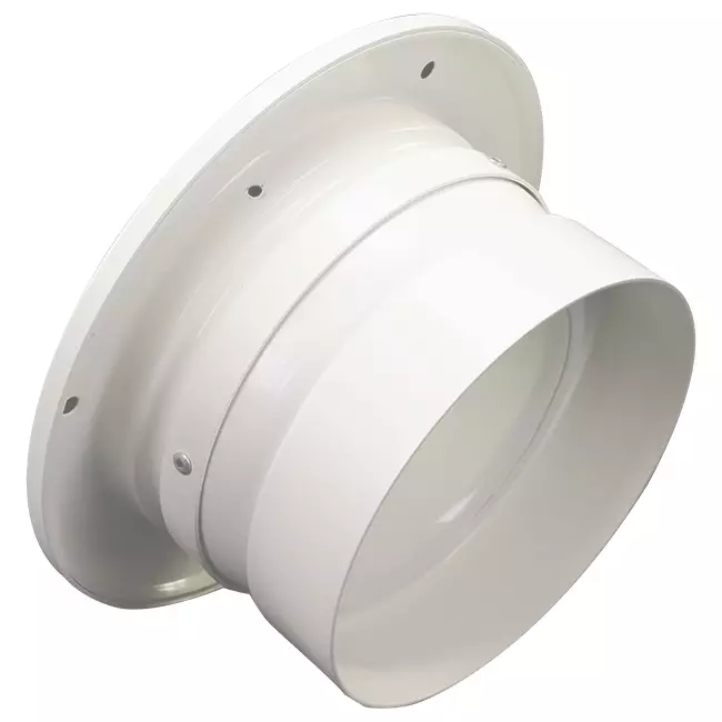 Jet rooster 315mm muur- en wandmontage RAL 9010