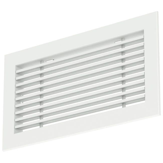 Staafrooster aluminium – met klemveren – 800x100 mm – RAL 9016