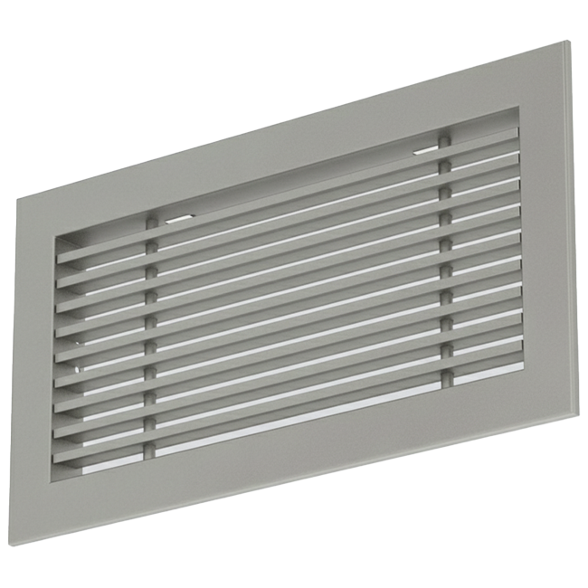 Staafrooster aluminium – met klemveren – 800x100 mm – Geanodiseerd aluminium